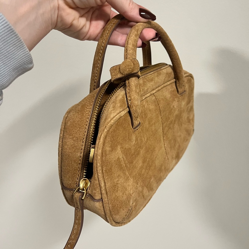 Zara Suede Mini Purse